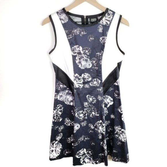 Prabal Gurung x Target Floral Print Fit and Flare Sleeveless Mini Dress 8 - Picture 1 of 11